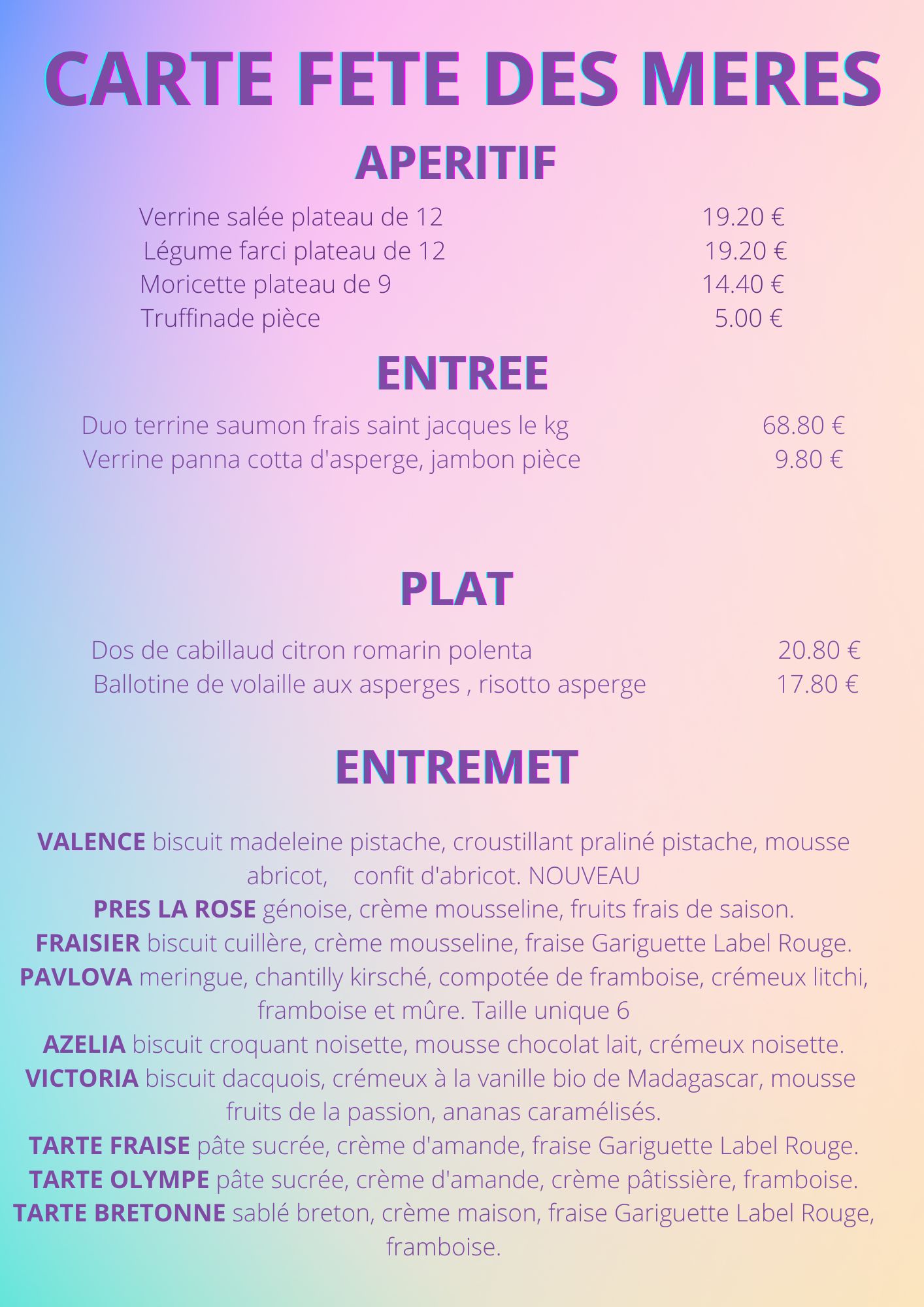 CARTE FETE DES MERES 